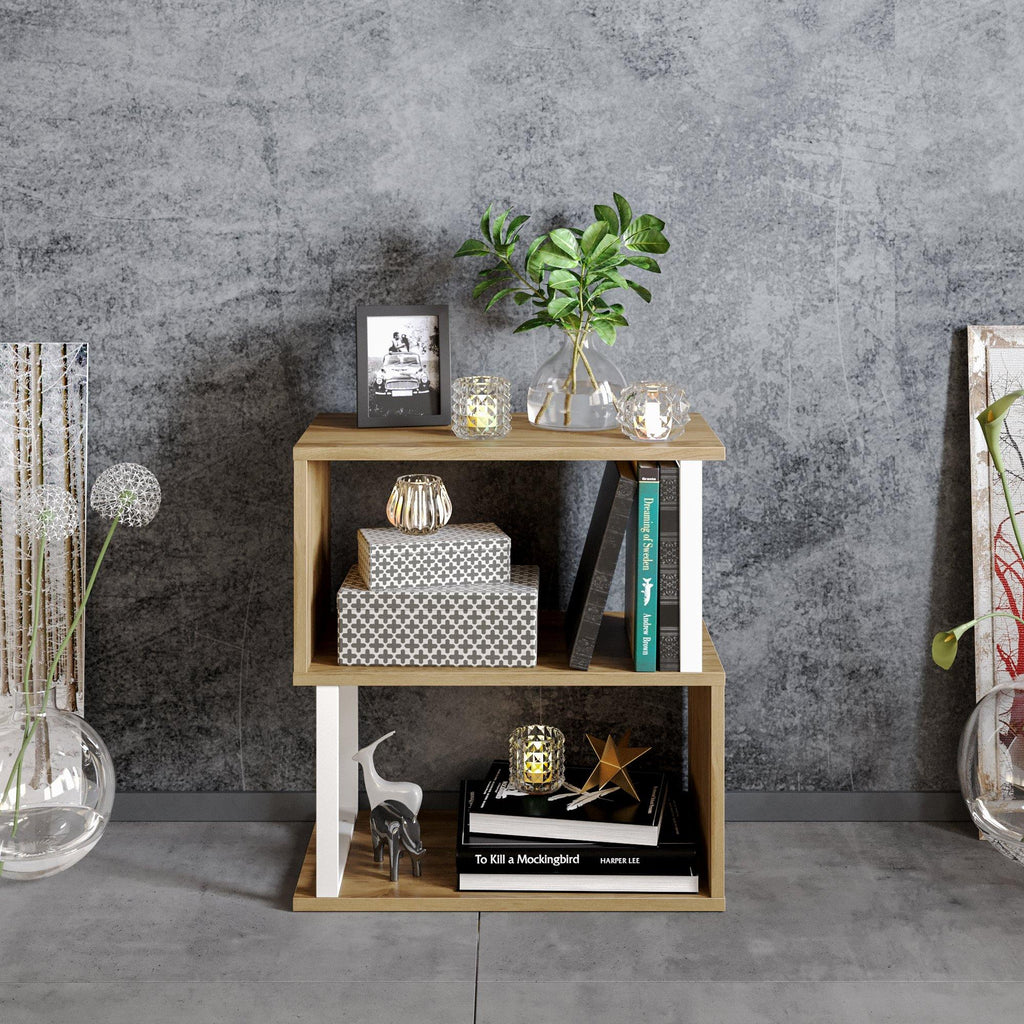 Haven Open-Shelf Side Table