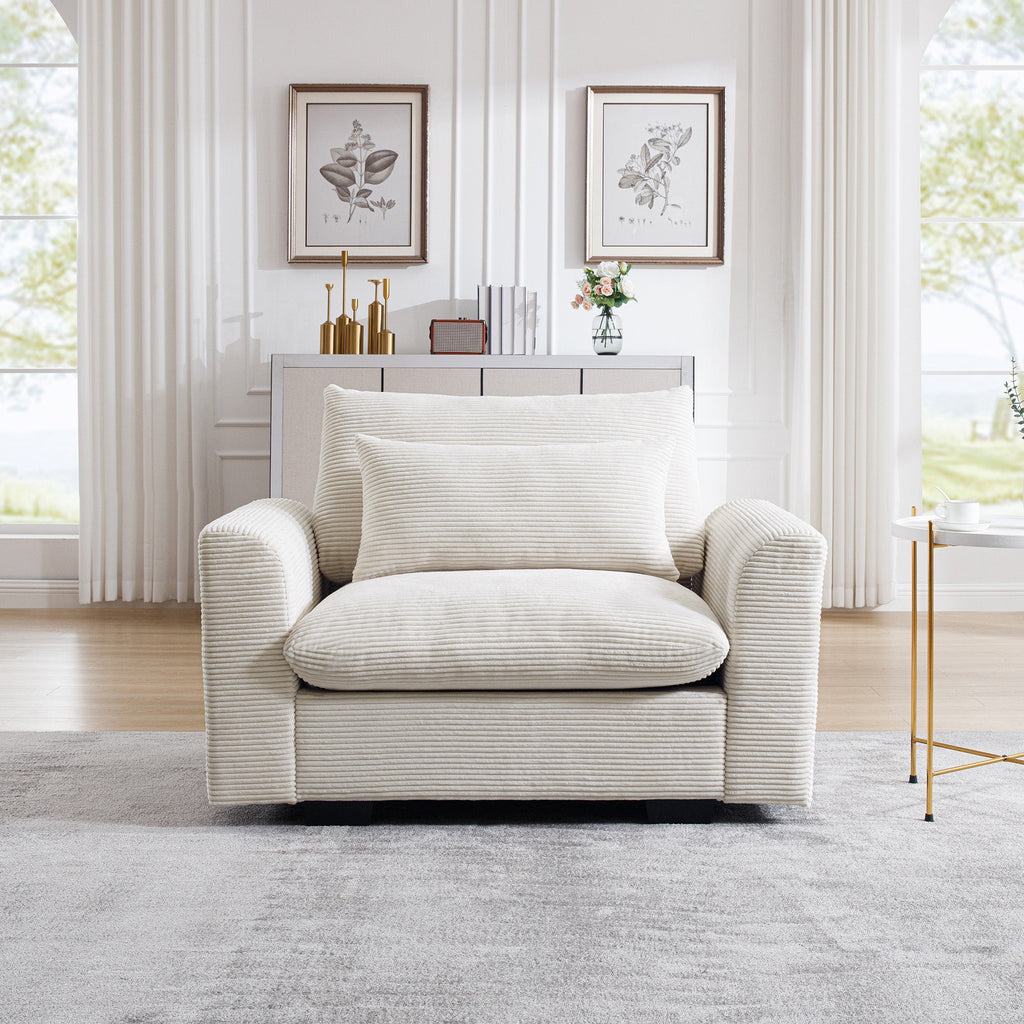 Haven Corduroy Lounge Chair