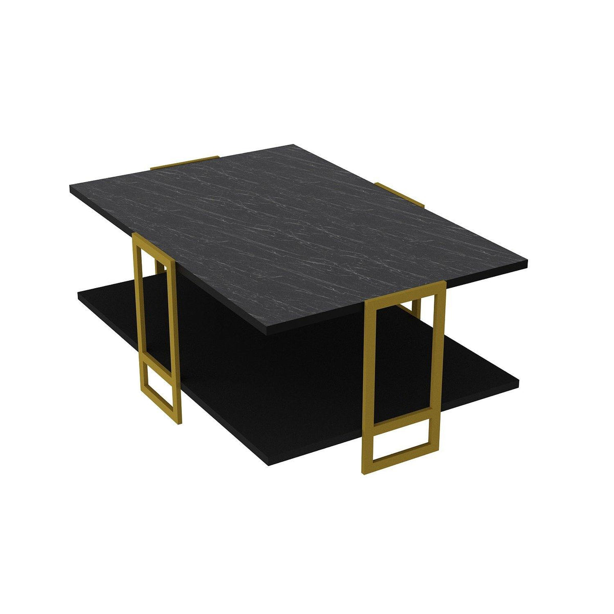 Meadow Gold-Frame Coffee Table