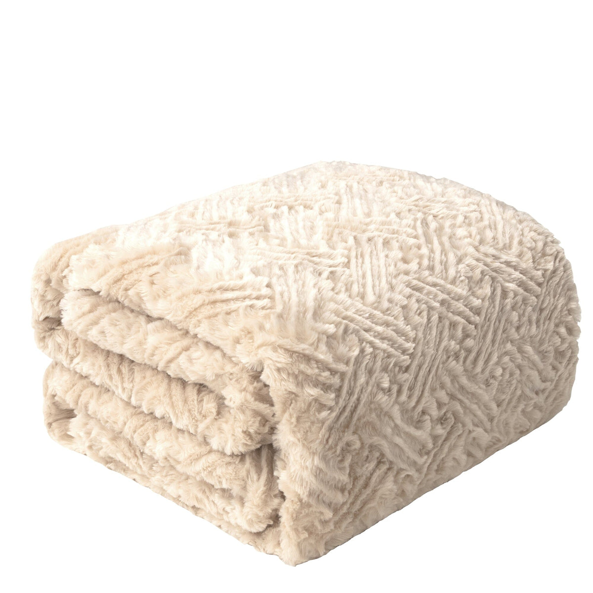 Champagne Haven Plush Throw