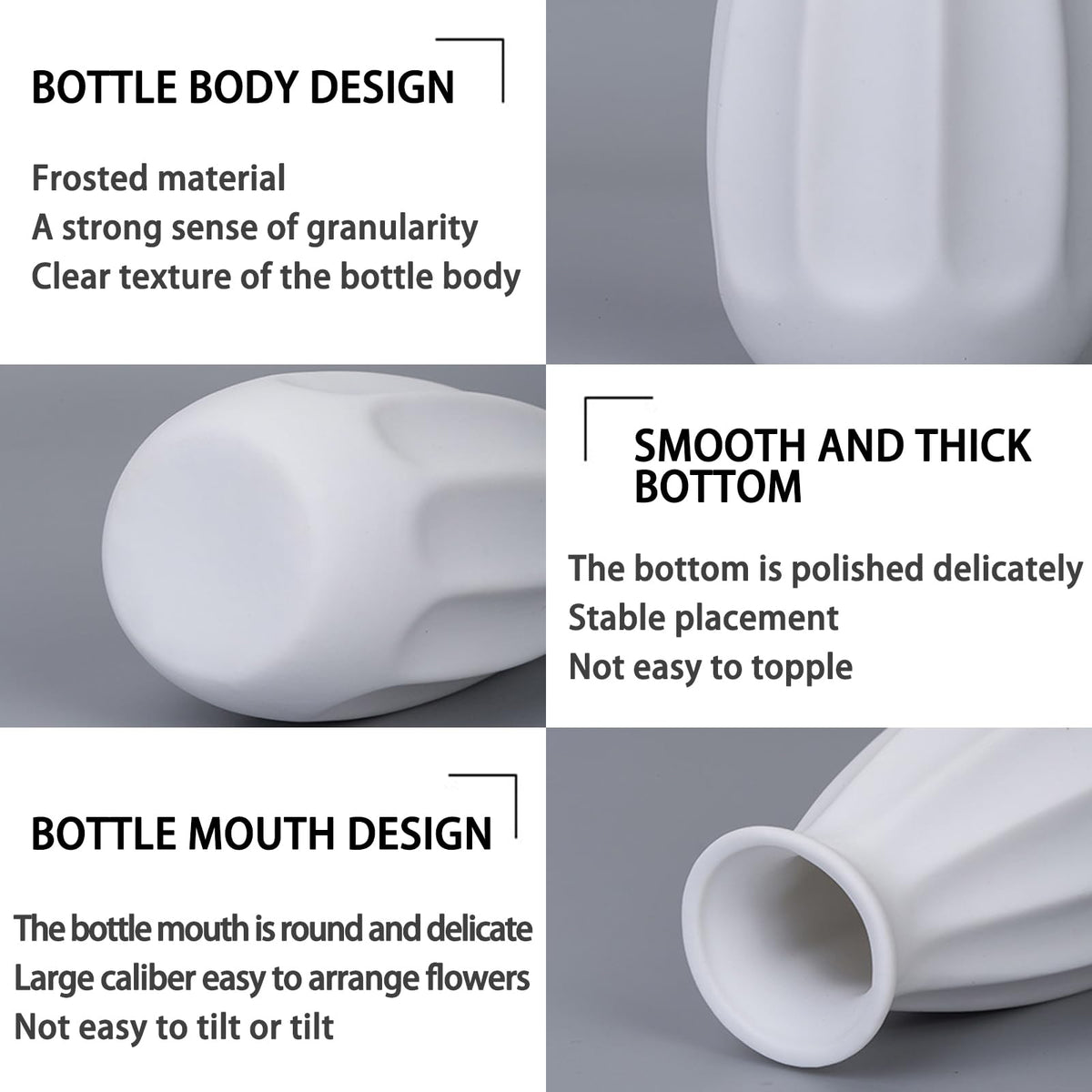 Meadow White Ceramic Bud Vase Collection