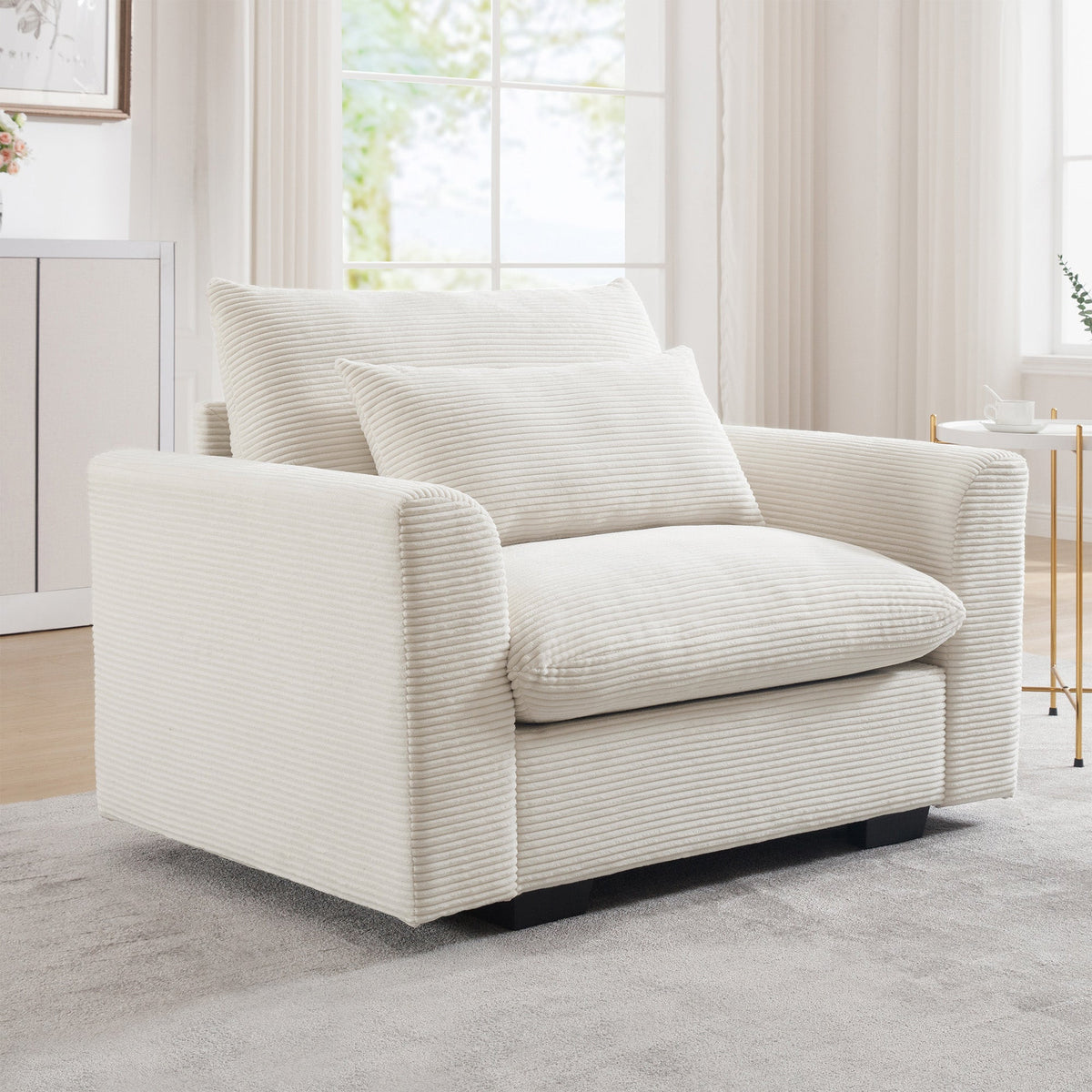 Haven Corduroy Lounge Chair