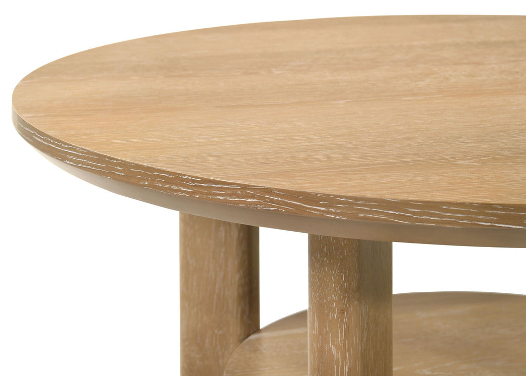 Hearth Round Oak Coffee Table