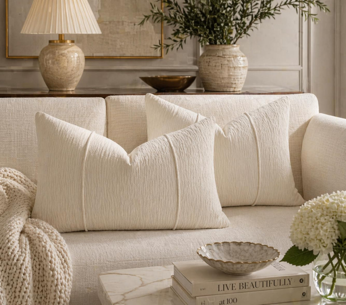 Meadow Ribbed Chenille Pillow
