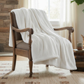 Ivory Cloud Sherpa Throw
