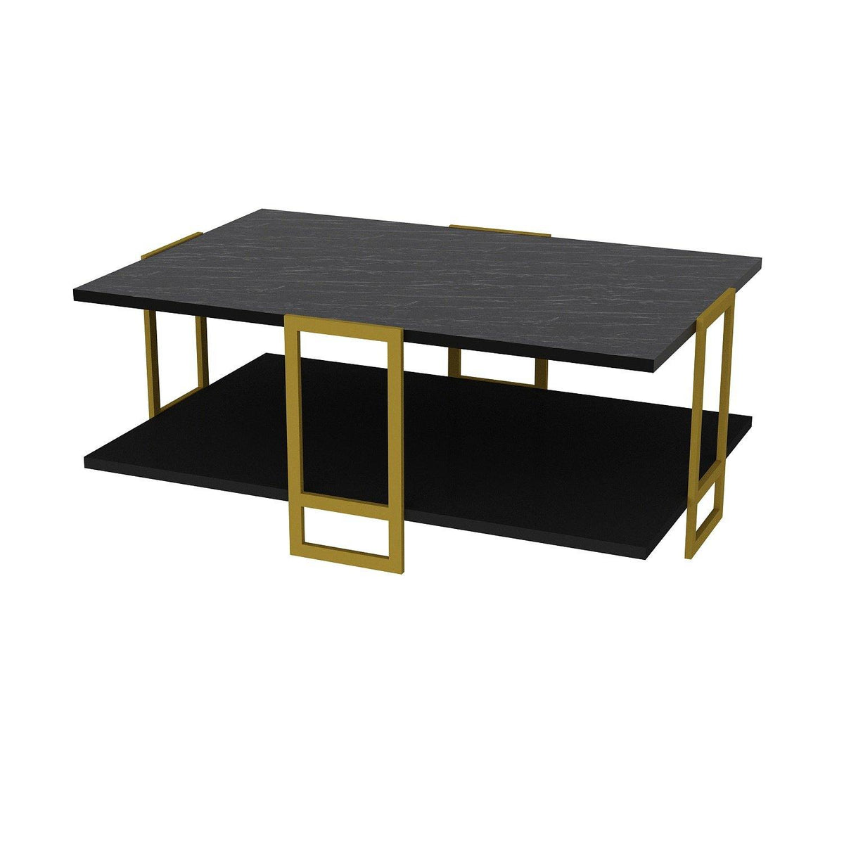 Meadow Gold-Frame Coffee Table