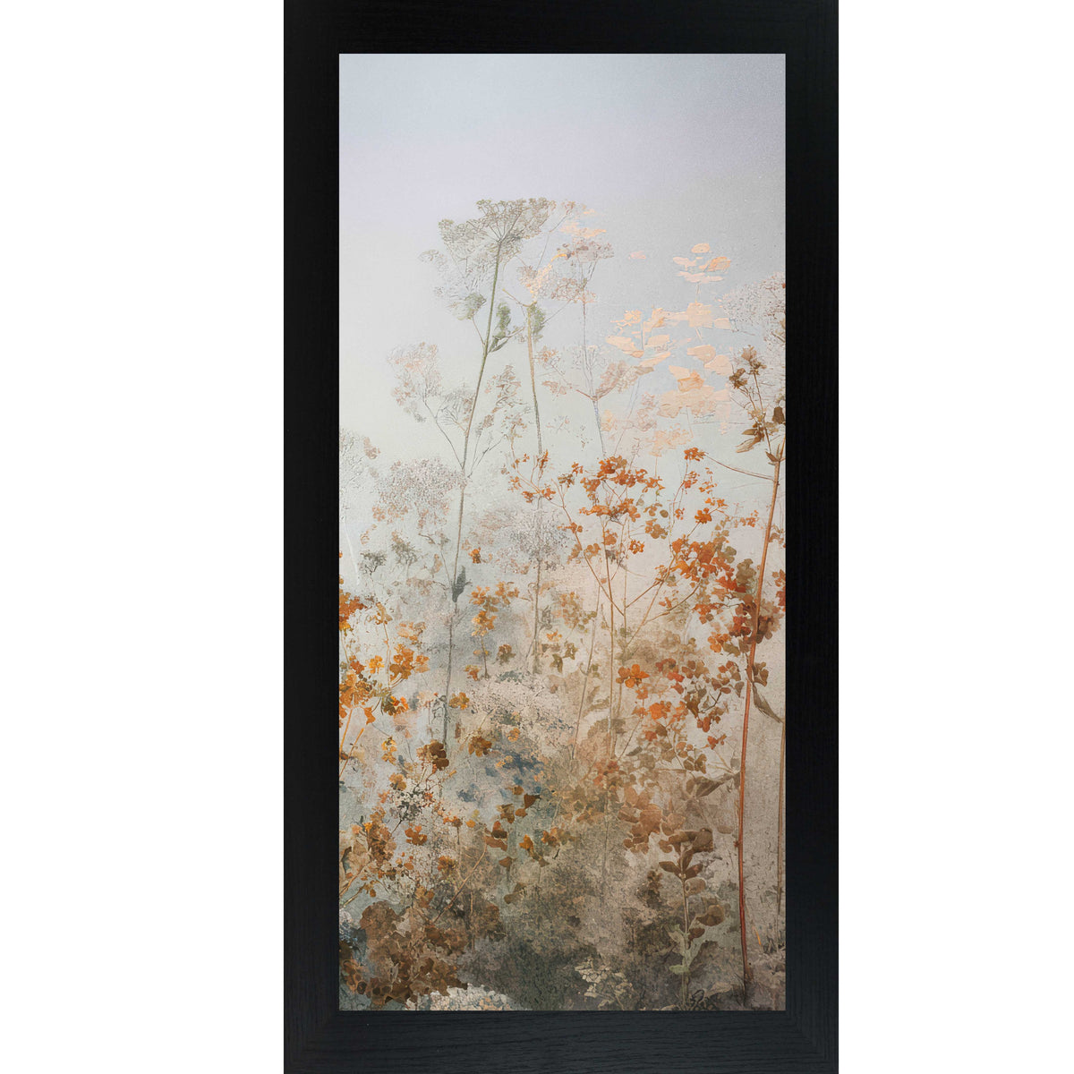 Meadow Orange Wildflower Wall Art