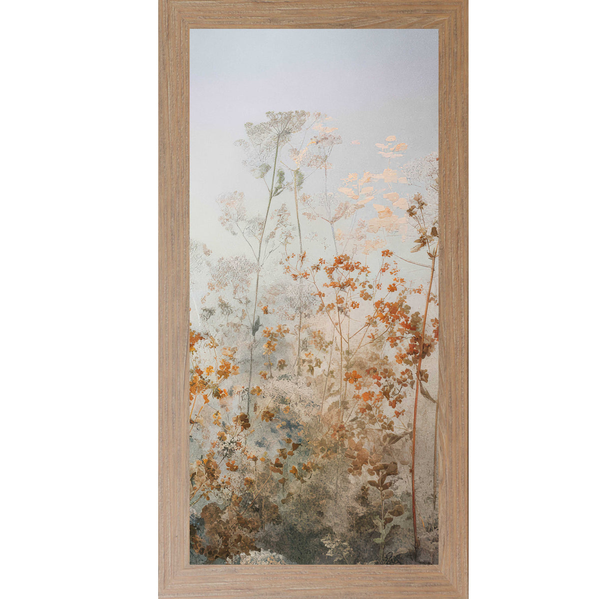 Meadow Orange Wildflower Wall Art