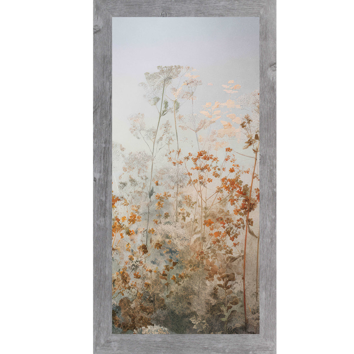 Meadow Orange Wildflower Wall Art