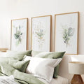 Meadow Green Botanical Print Set