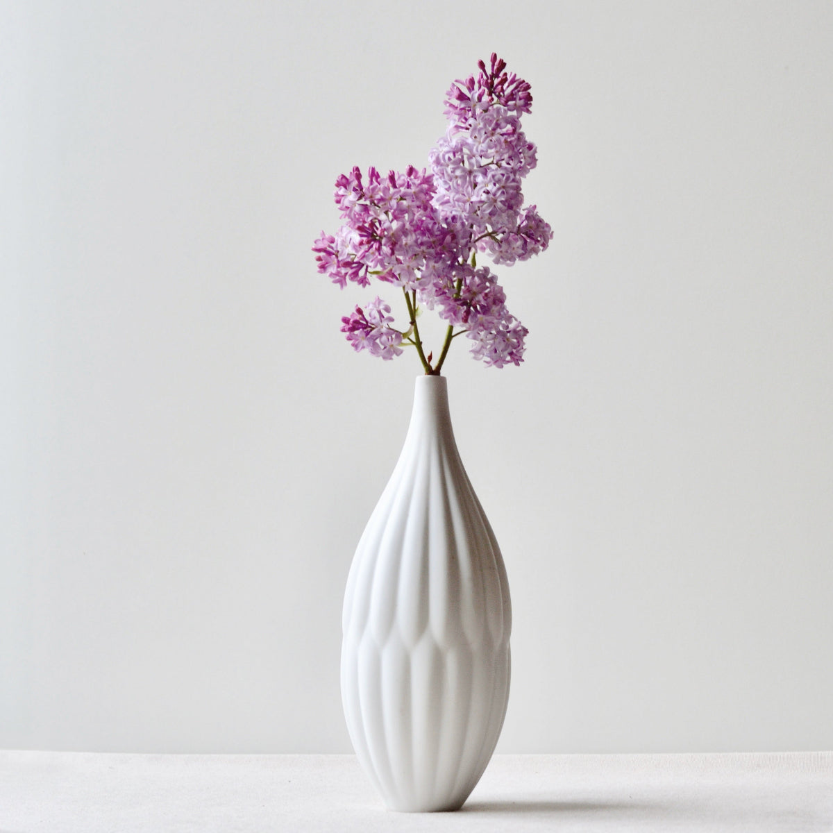 Meadow Sculpted Porcelain Vases — Set of 3
