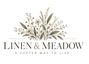 Linen & Meadow botanical logo