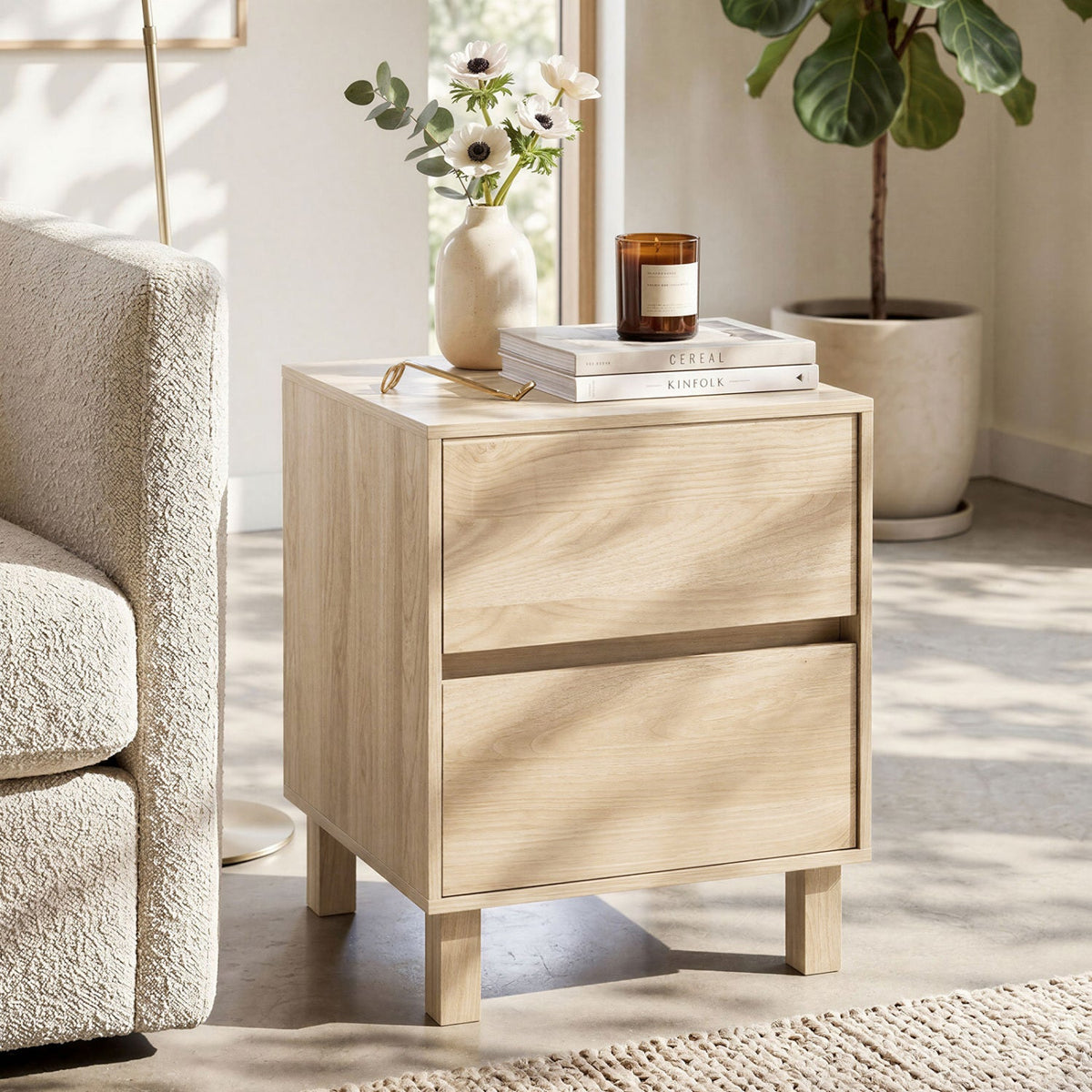 Meadow Two-Drawer End Table