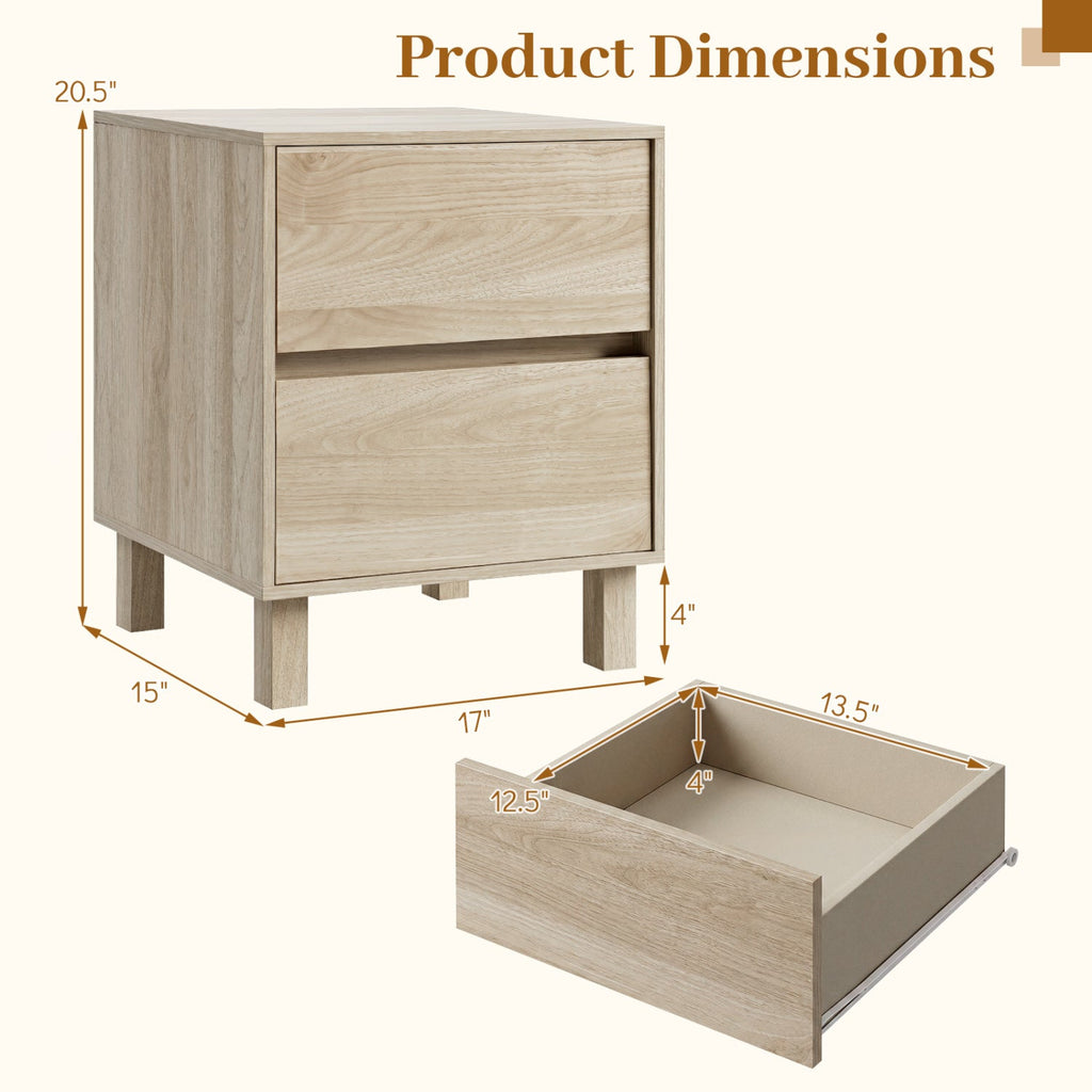 Meadow Two-Drawer End Table