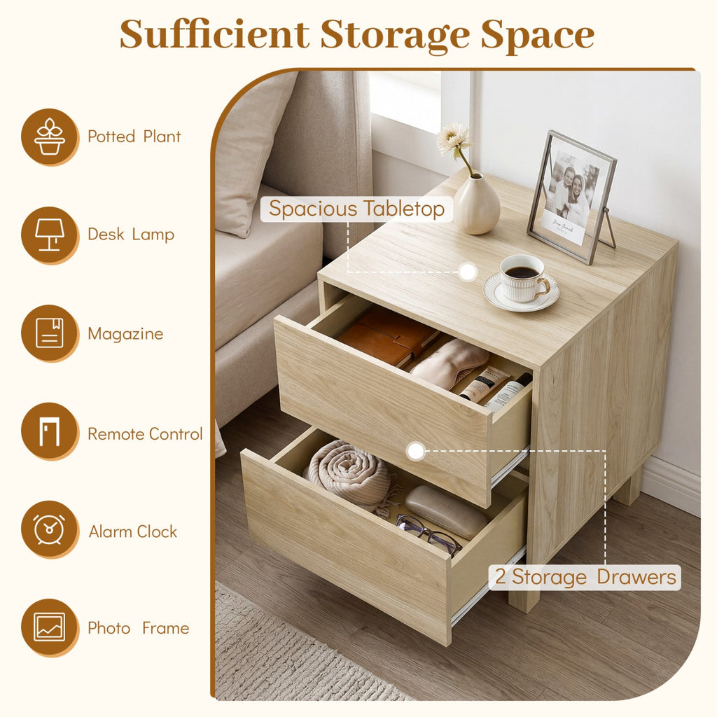 Meadow Two-Drawer End Table