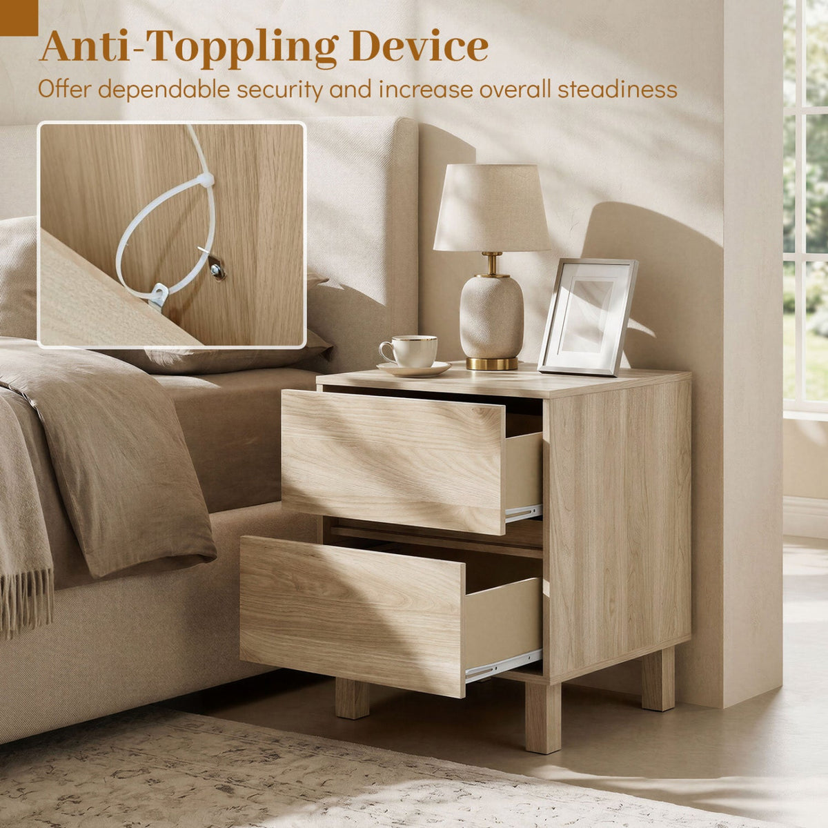 Meadow Two-Drawer End Table