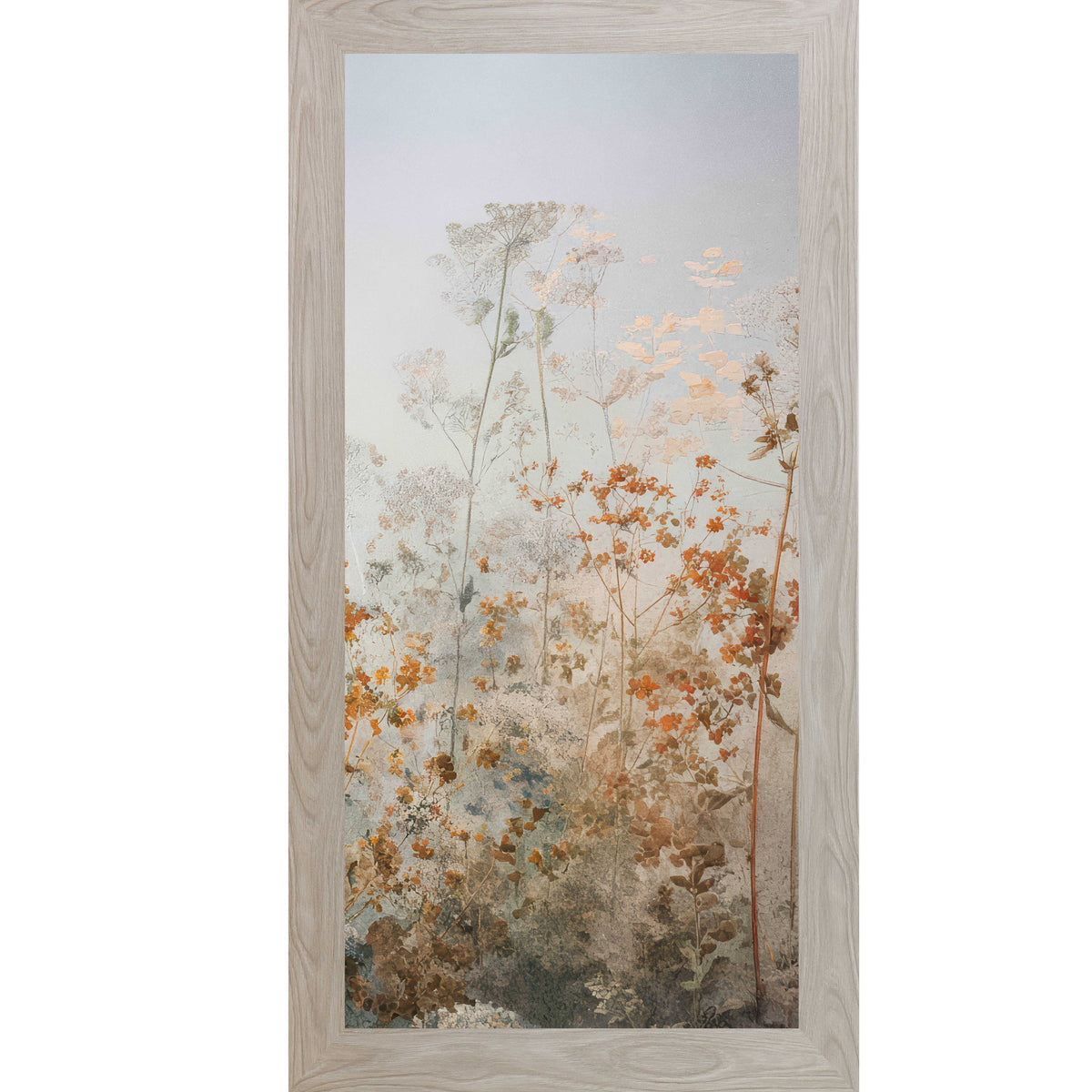 Meadow Orange Wildflower Wall Art