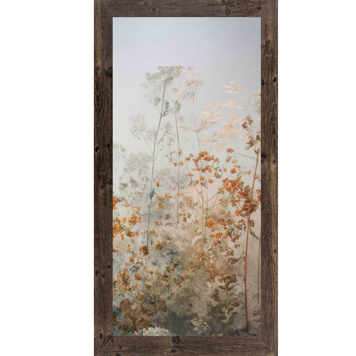 Meadow Orange Wildflower Wall Art