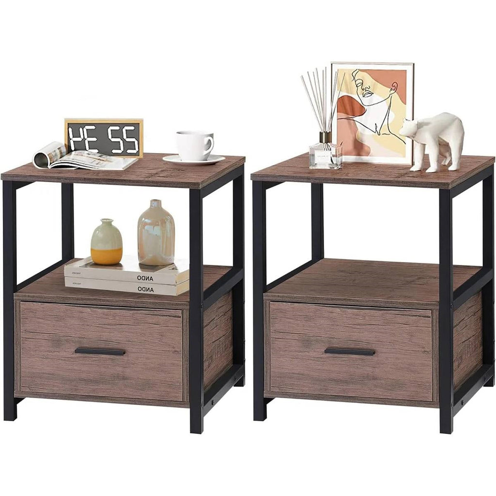 Hearth Drawer End Tables — Set of 2