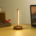 Hearth USB Wood Accent Lamp