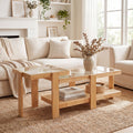 Hearth Rattan Nesting Tables — Set of 2