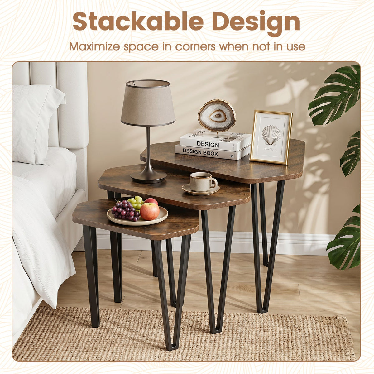 Haven Rustic Nesting Tables — Set of 3