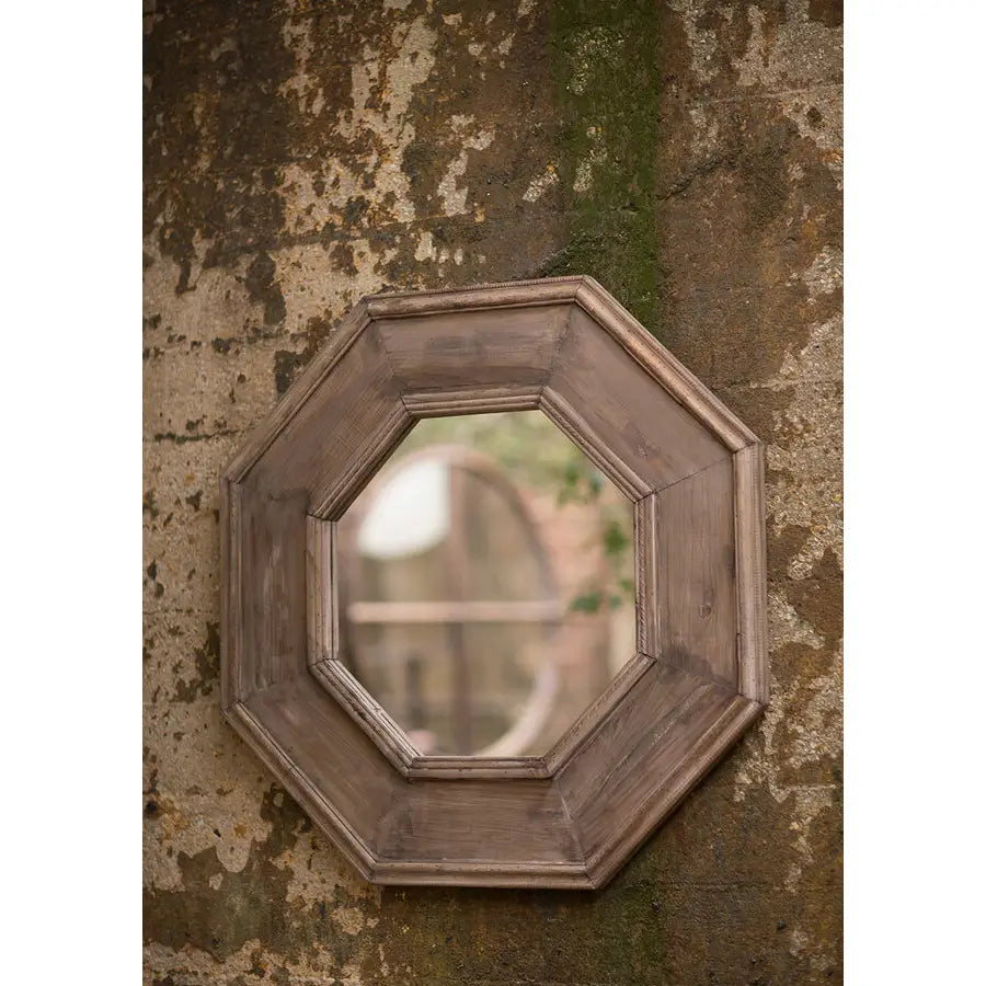 Meadow Carved Pine Wall Mirror