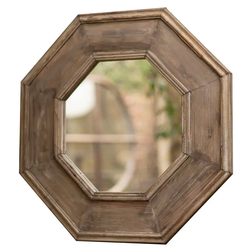 Meadow Carved Pine Wall Mirror