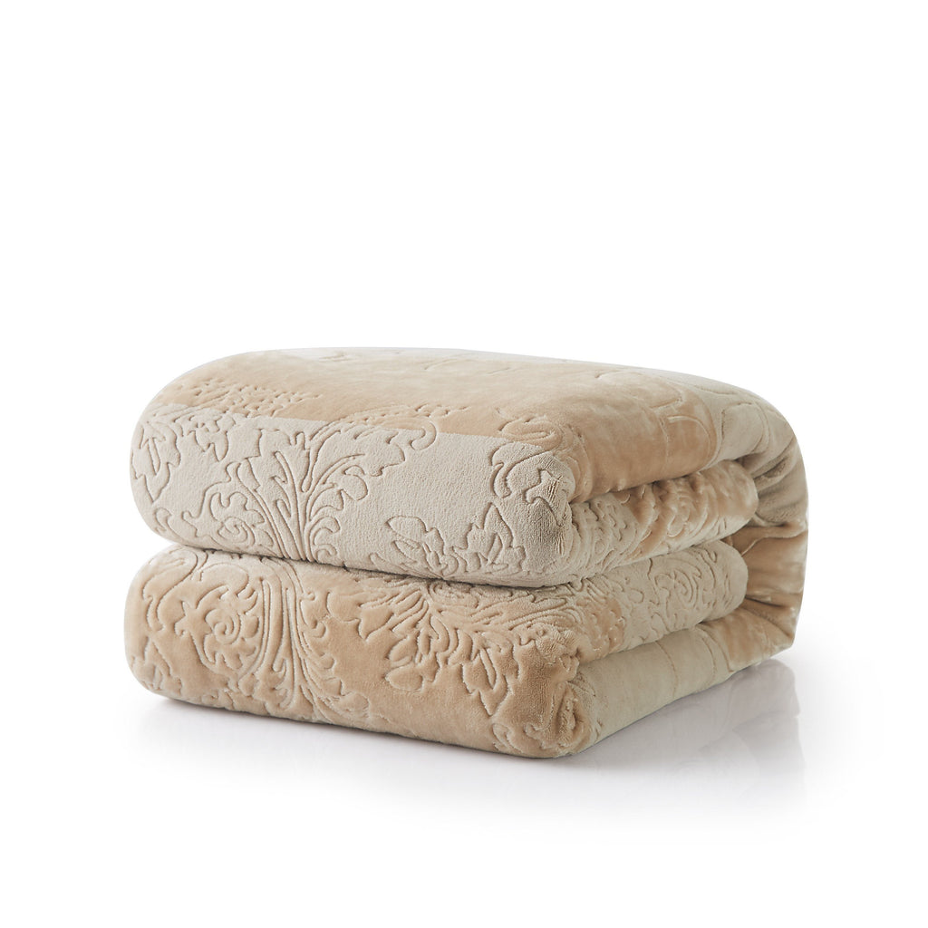 Champagne Bloom Sherpa Throw