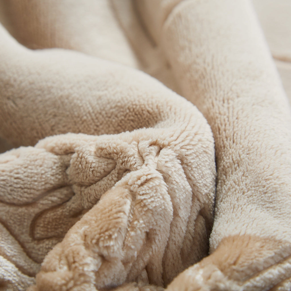 Champagne Bloom Sherpa Throw