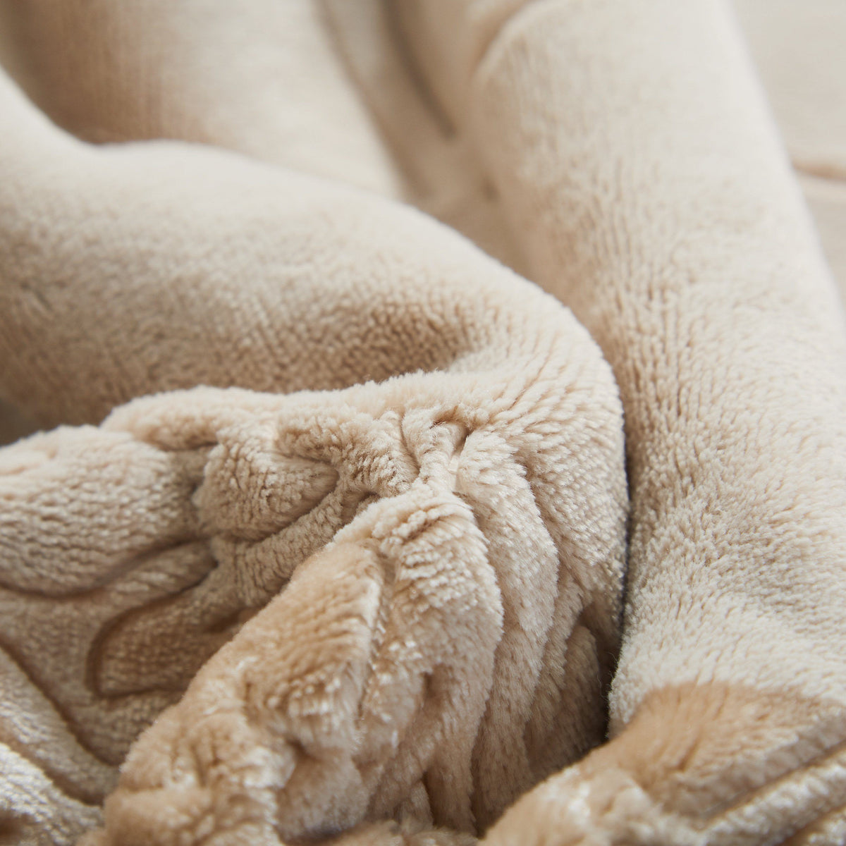 Champagne Bloom Sherpa Throw