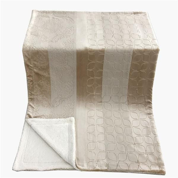 Champagne Bloom Sherpa Throw