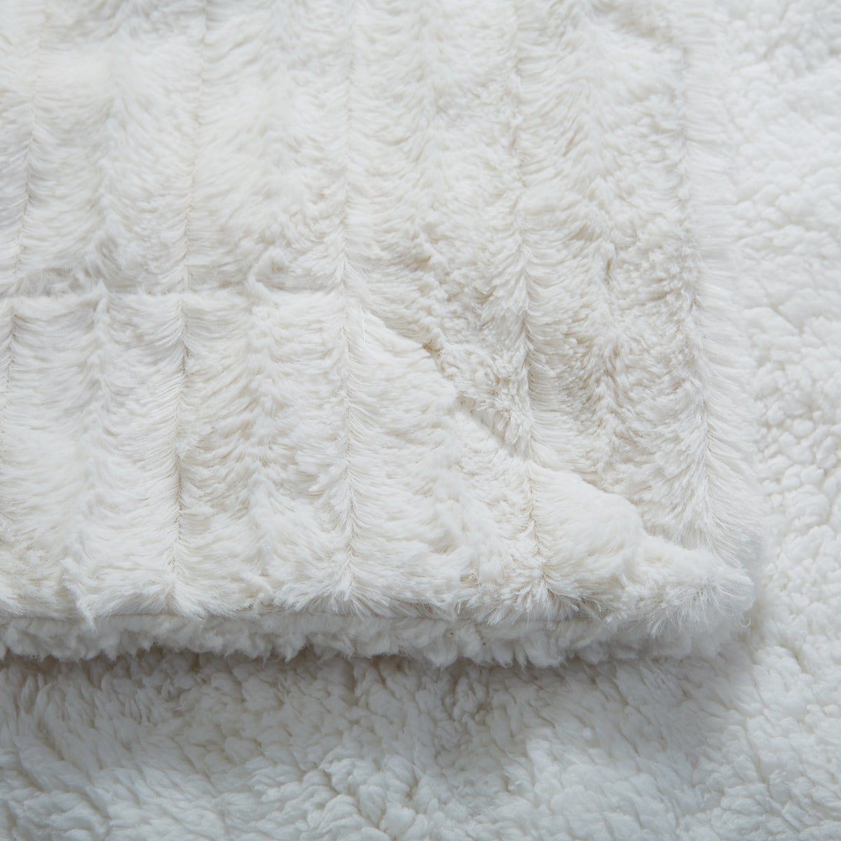 Ivory Cloud Sherpa Throw