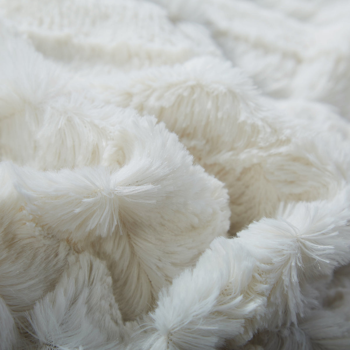 Ivory Cloud Sherpa Throw