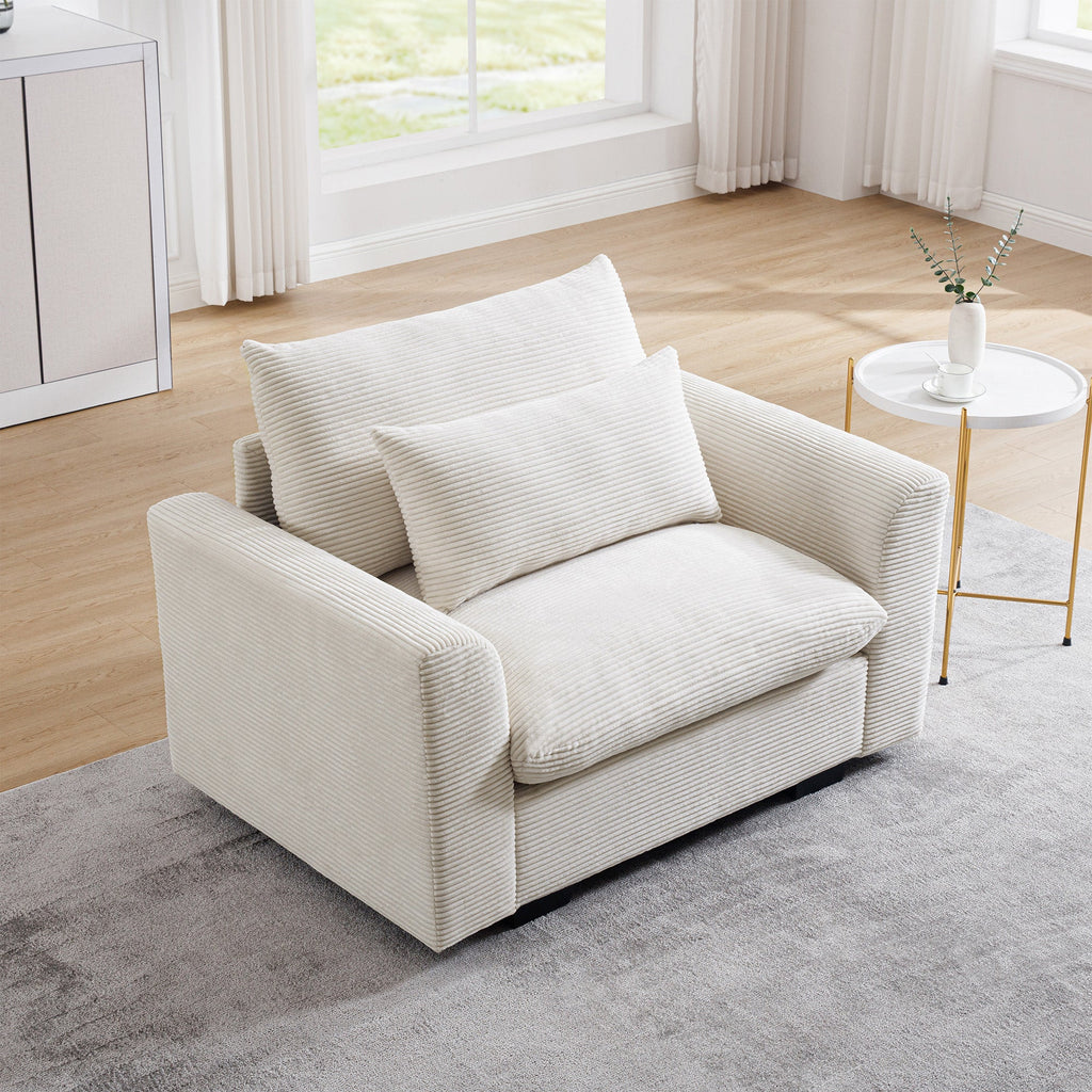 Haven Corduroy Lounge Chair