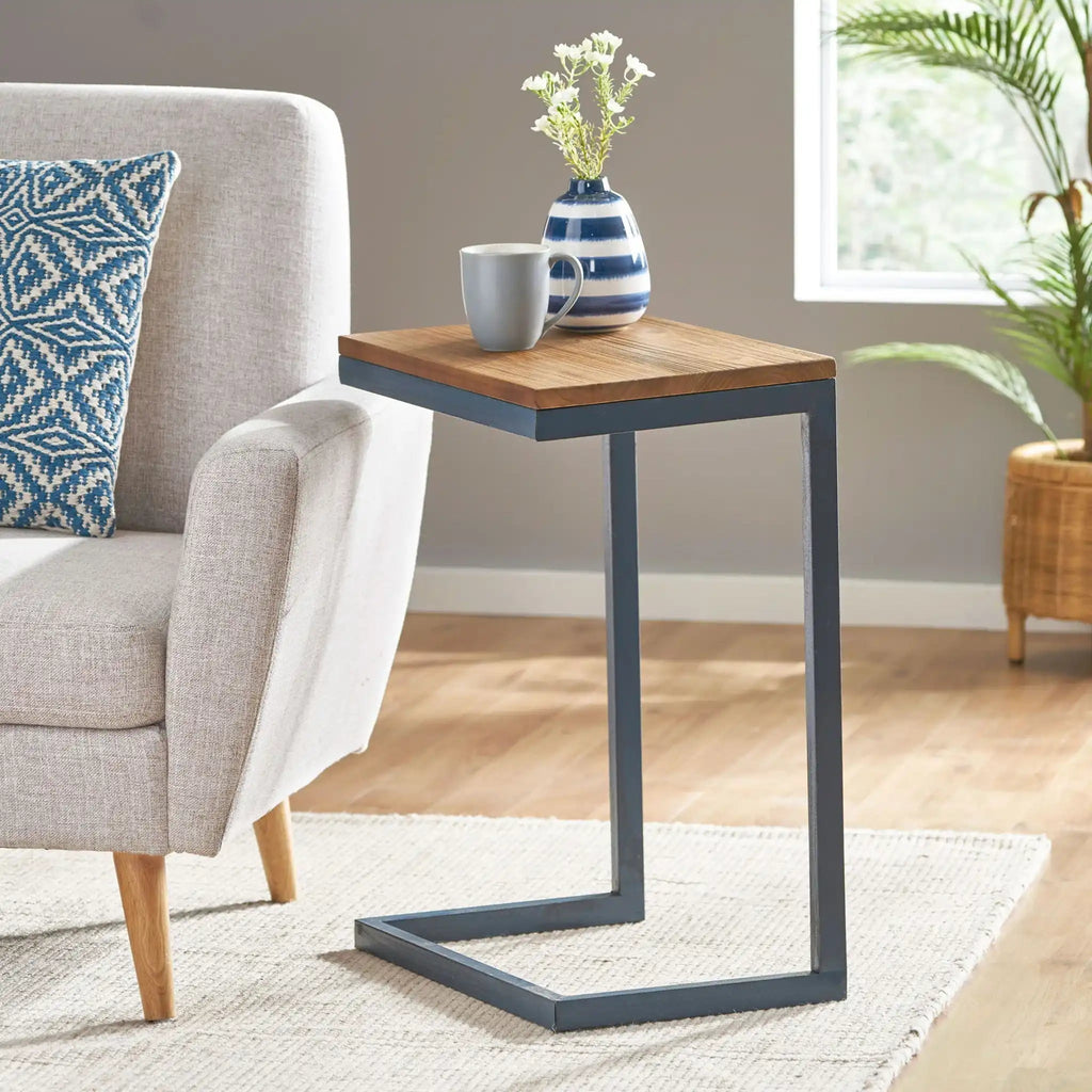 Hearth C-Shaped End Table