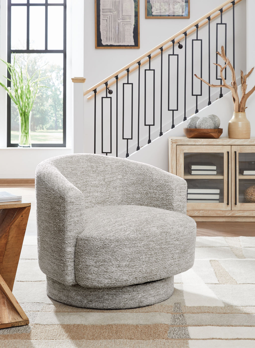 Haven Stone Swivel Chair