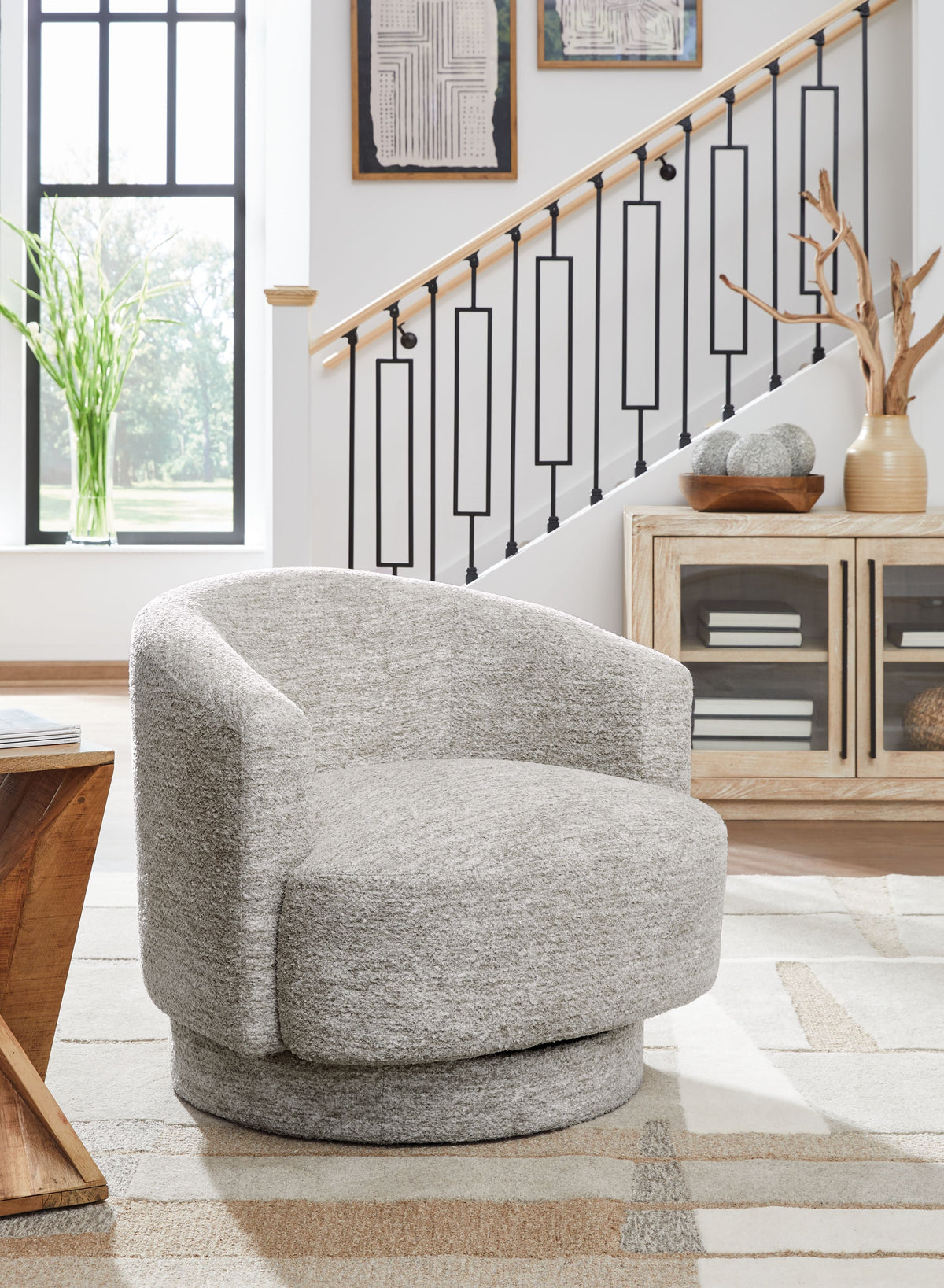 Haven Stone Swivel Chair