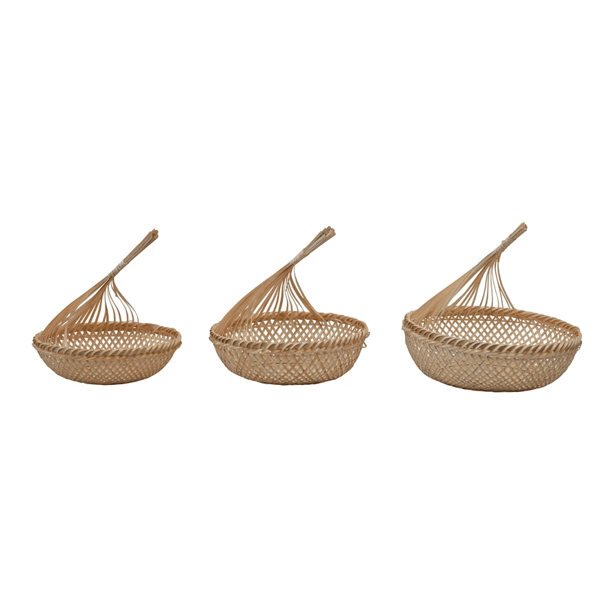 Hearth Seagrass Baskets — Set of 3