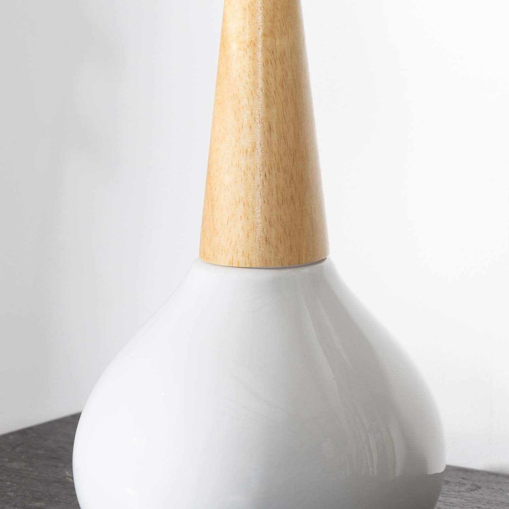 Meadow Ceramic & Linen Table Lamp