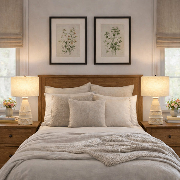 Haven Beige Bedside Lamp