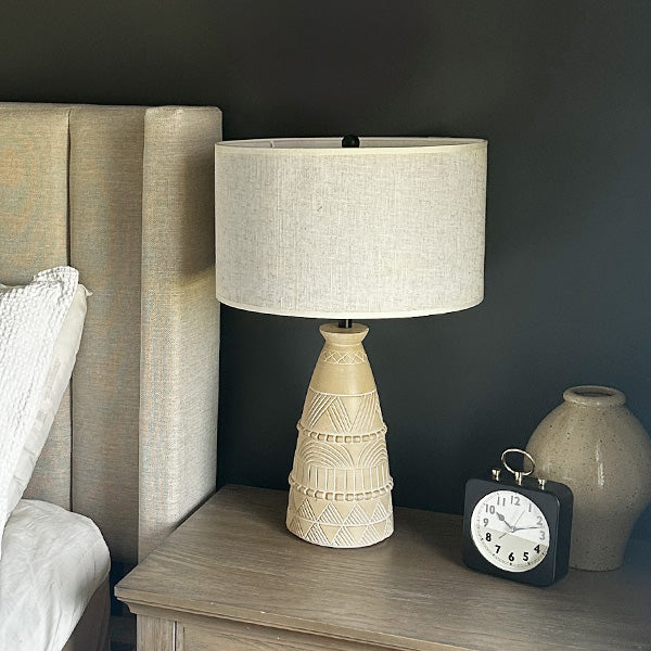 Haven Beige Bedside Lamp
