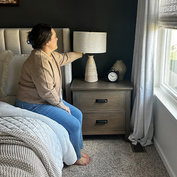 Haven Beige Bedside Lamp