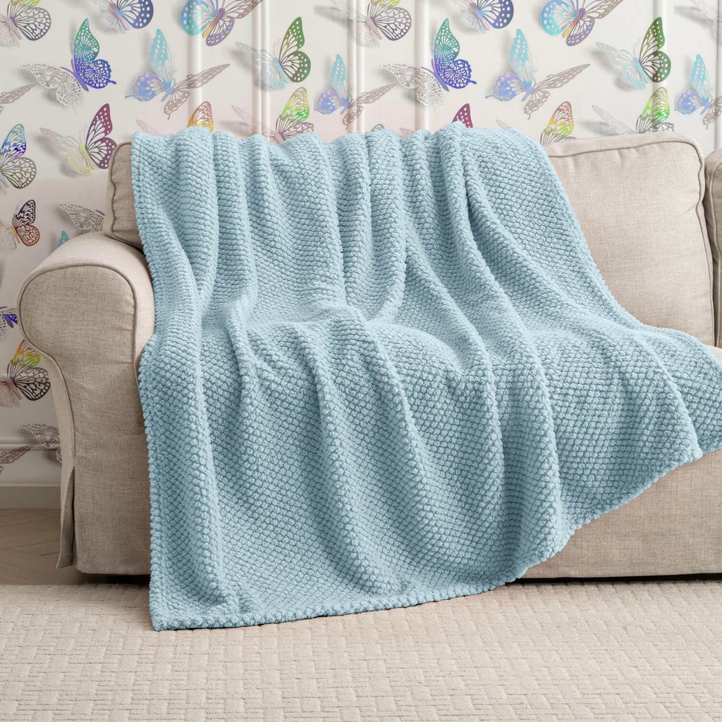 Meadow Wave Fleece Throw