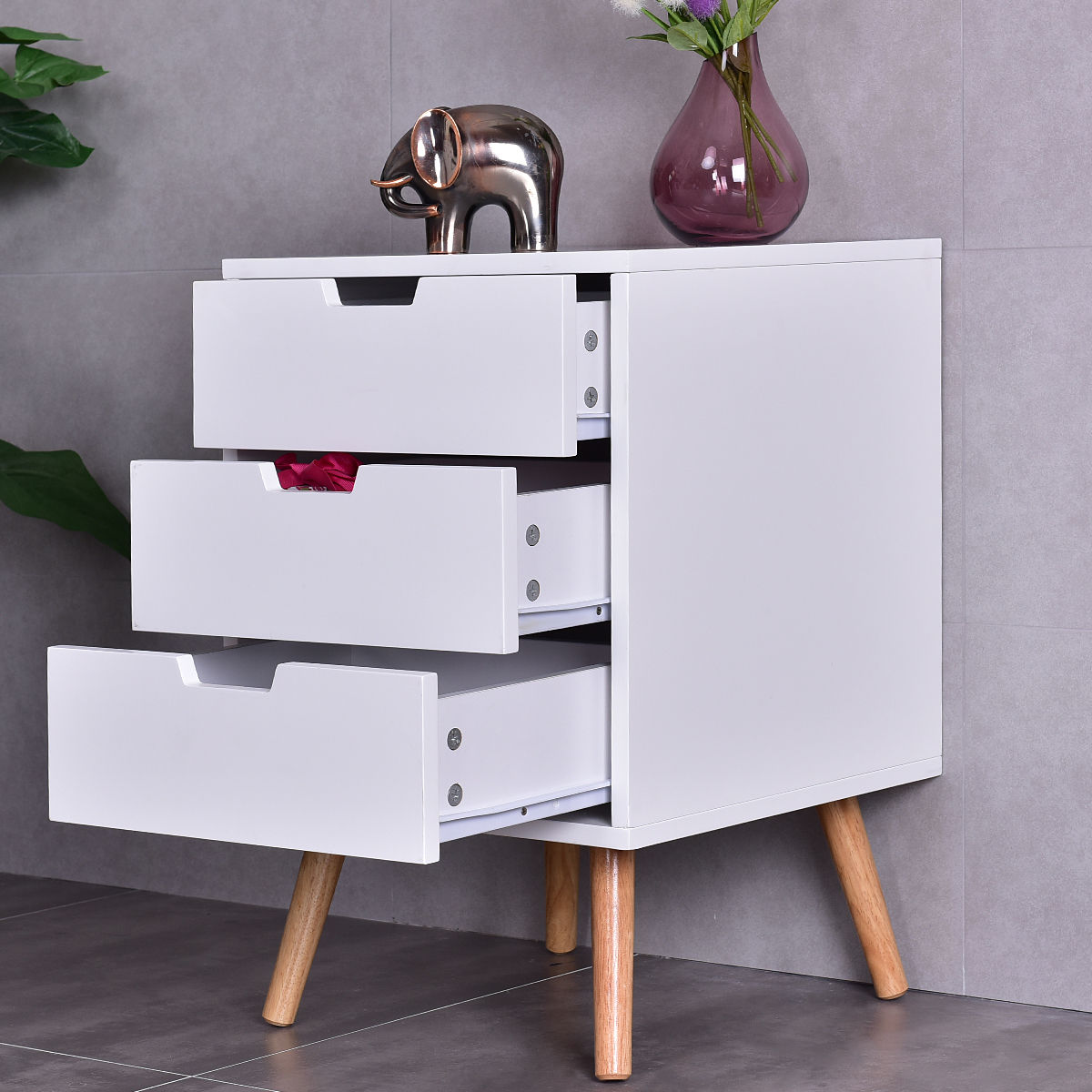 Meadow Three-Drawer End Table