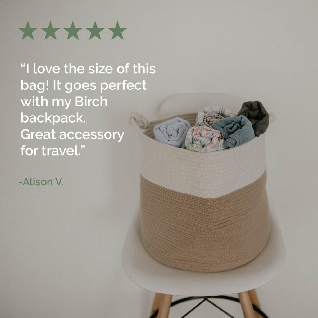Haven Cream Rope Basket